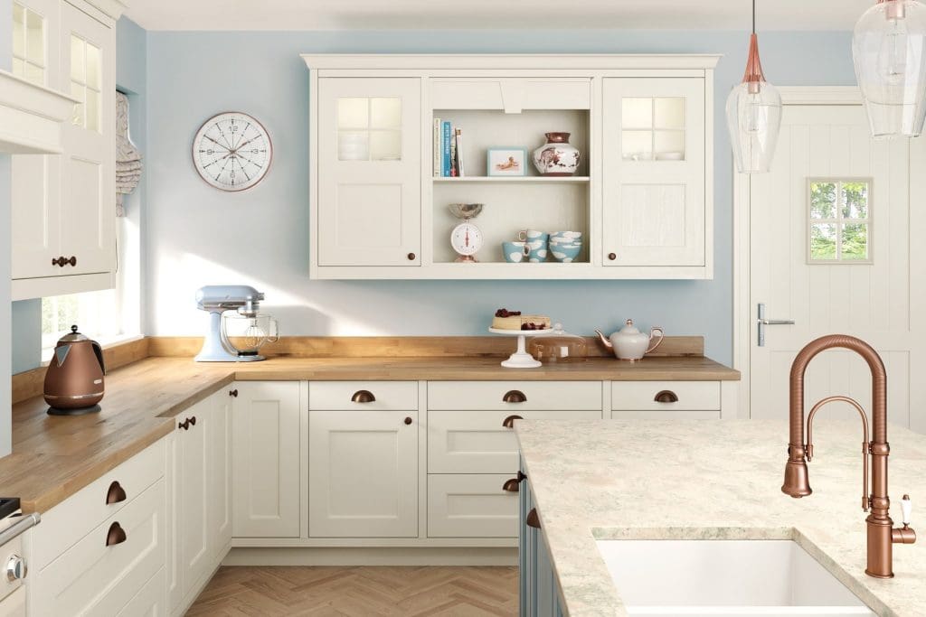 Wakefield Porcelain And Pantry Blue Shaker Kitchen | Atelier Kuchen, Wimbledon