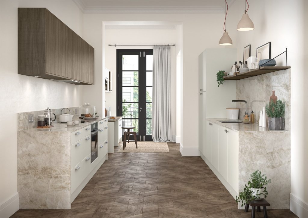 Zola Soft Matte Porcelain And Rezana Weathered Silver Gallery Kitchen | Atelier Kuchen, Wimbledon