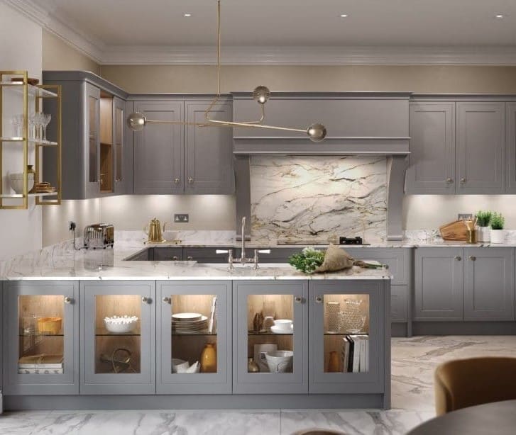 Alku Grey Shaker Kitchen 2 1 1 1024X614 1 | Atelier Kuchen, Wimbledon